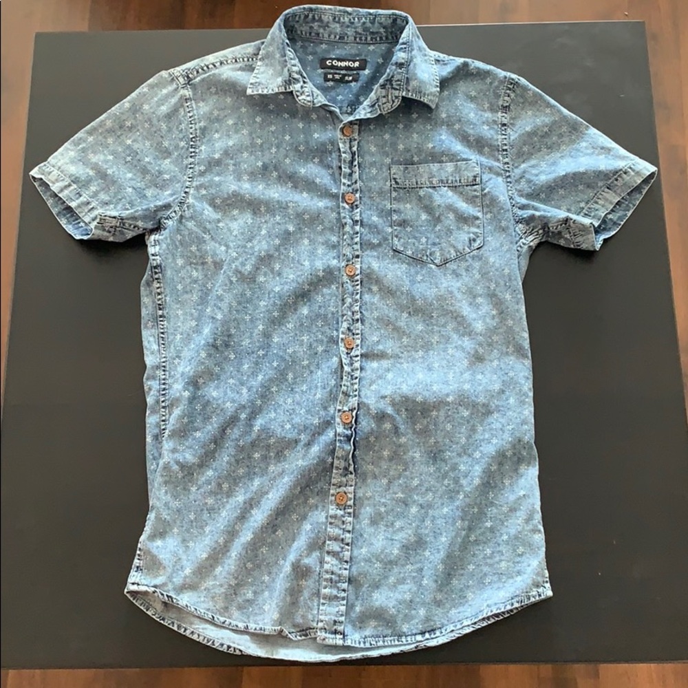 Connor slim button down polo